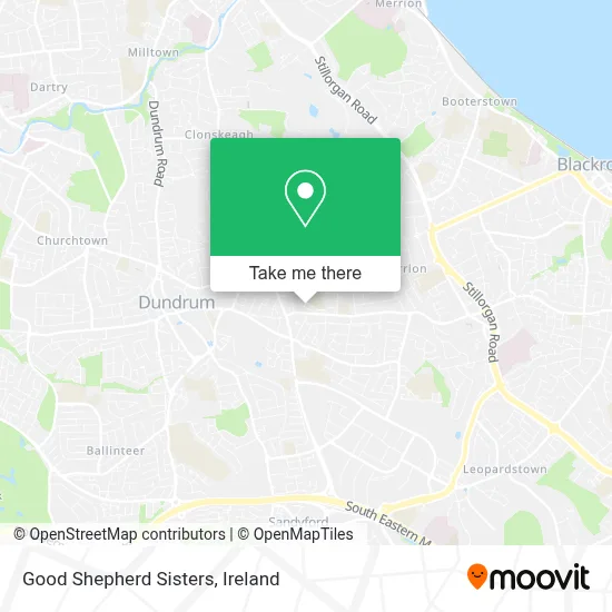 Good Shepherd Sisters map