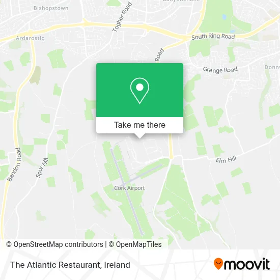 The Atlantic Restaurant map