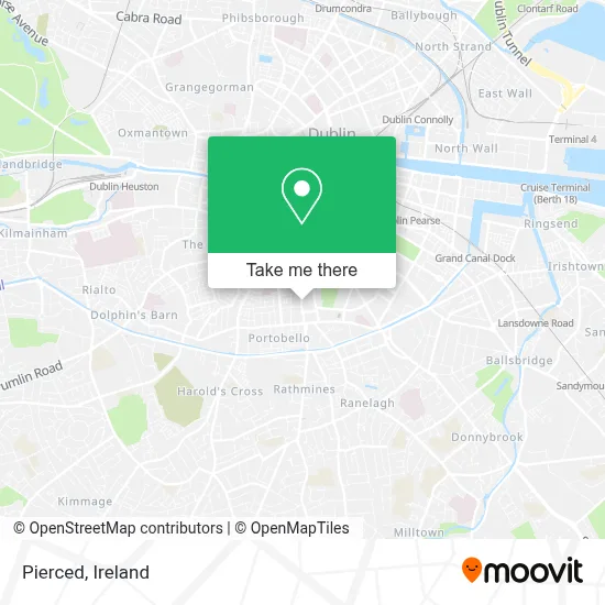 Pierced map