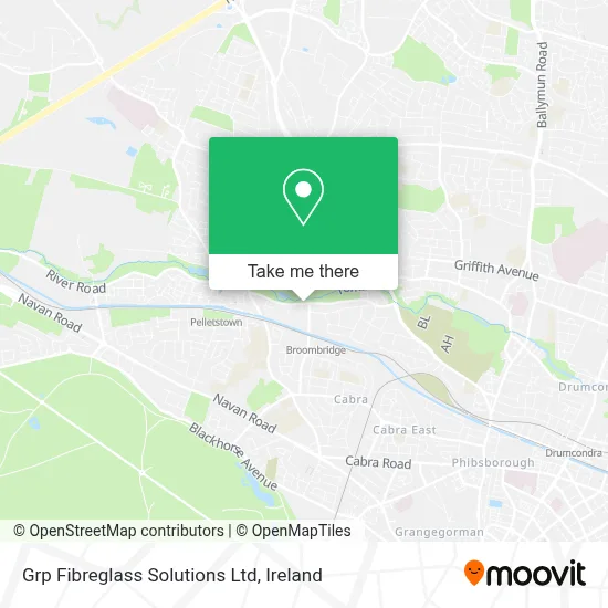 Grp Fibreglass Solutions Ltd map