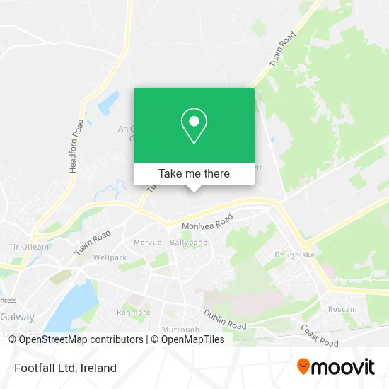 Footfall Ltd map