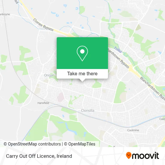 Carry Out Off Licence map