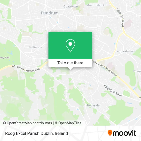 Rccg Excel Parish Dublin map
