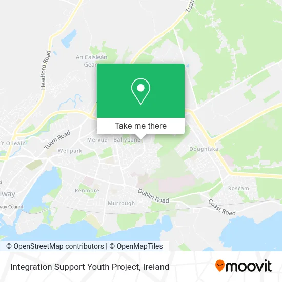 Integration Support Youth Project map