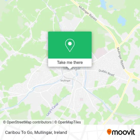 Caribou To Go, Mullingar map