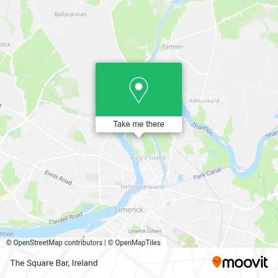 The Square Bar map