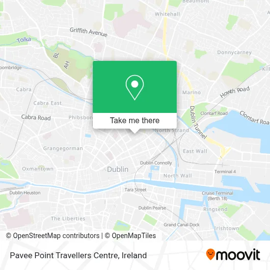 Pavee Point Travellers Centre map