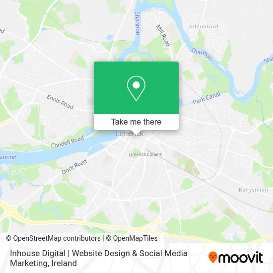 Inhouse Digital | Website Design & Social Media Marketing map