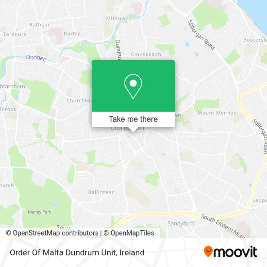Order Of Malta Dundrum Unit map