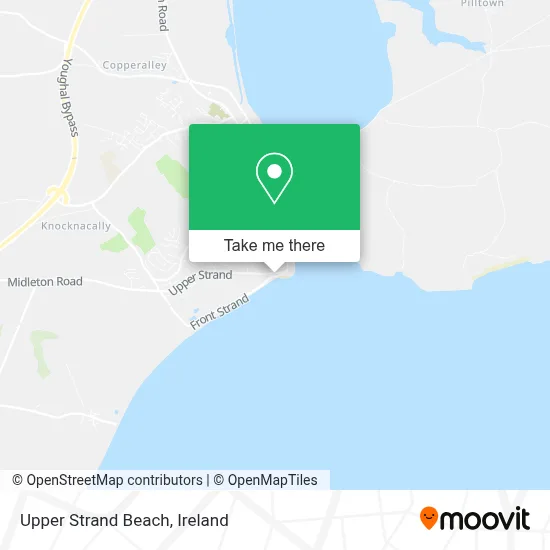 Upper Strand Beach map