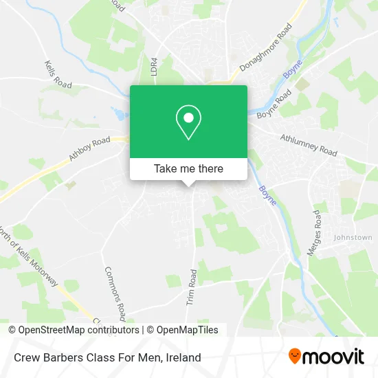 Crew Barbers Class For Men map