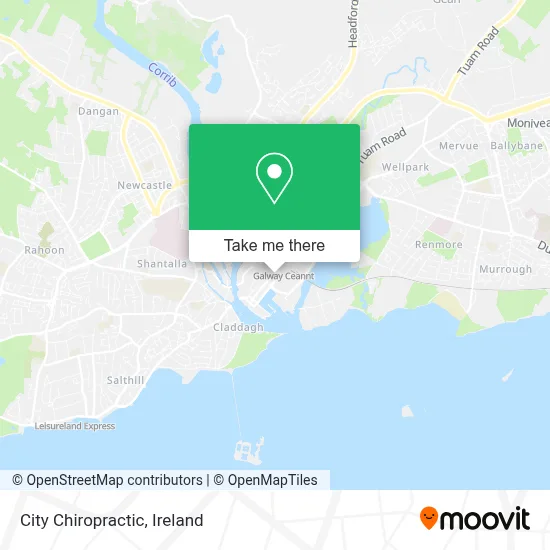 City Chiropractic map
