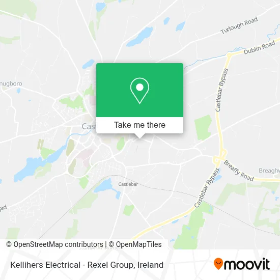 Kellihers Electrical - Rexel Group map