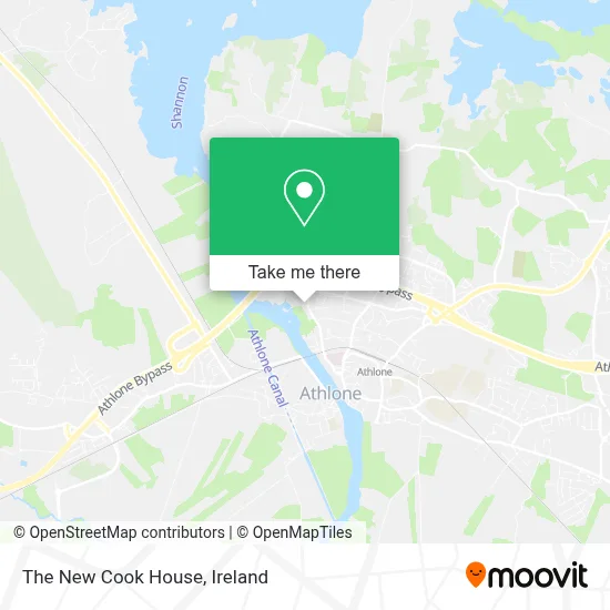 The New Cook House map