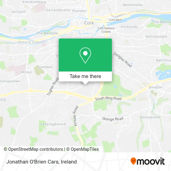 Jonathan O'Brien Cars map