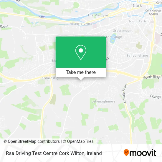 Rsa Driving Test Centre Cork Wilton map