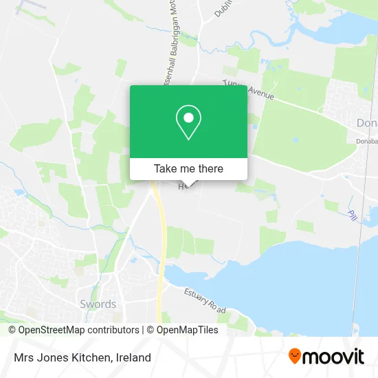 Mrs Jones Kitchen map