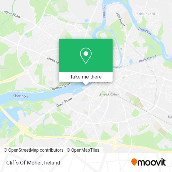 Cliffs Of Moher map