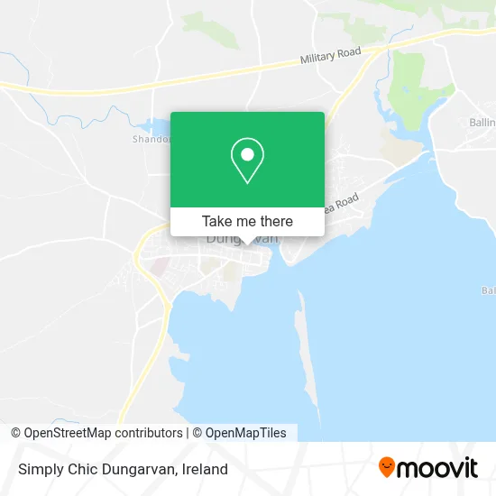 Simply Chic Dungarvan map