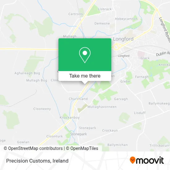 Precision Customs map