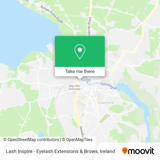 Lash Inspire - Eyelash Extensions & Brows map
