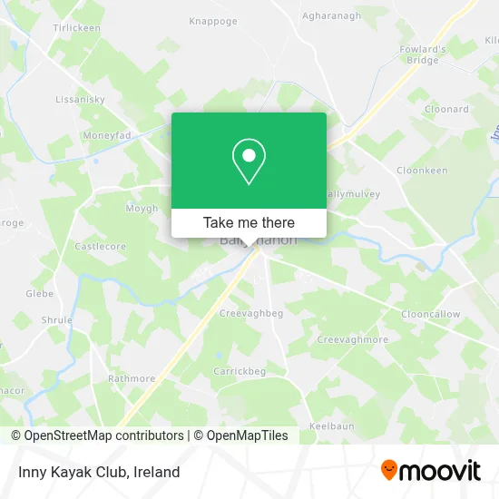 Inny Kayak Club map