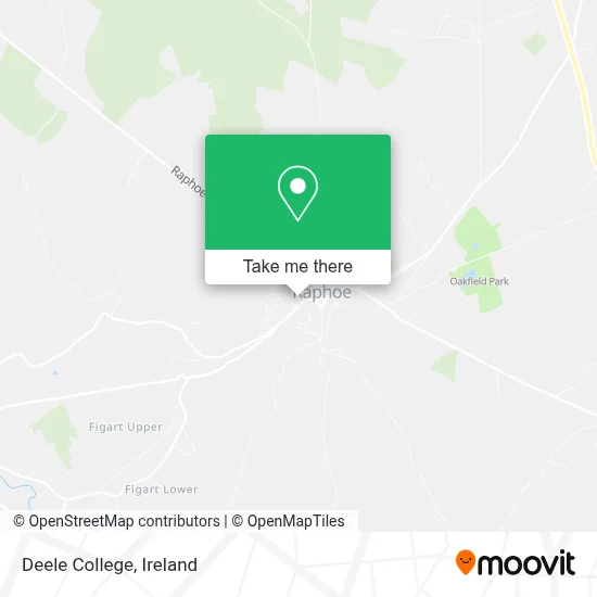 Deele College map