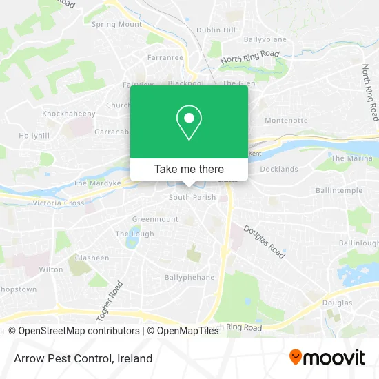Arrow Pest Control map