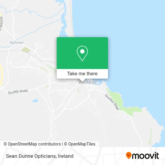 Sean Dunne Opticians map