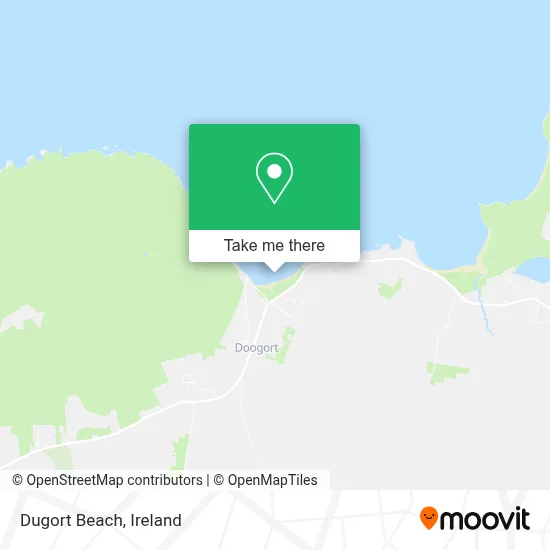Dugort Beach map