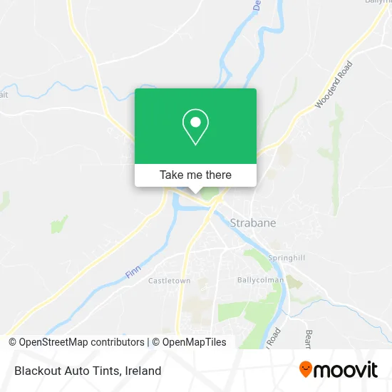Blackout Auto Tints map