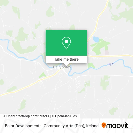 Balor Developmental Community Arts (Dca) map