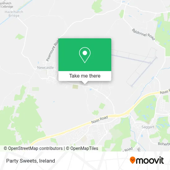 Party Sweets map