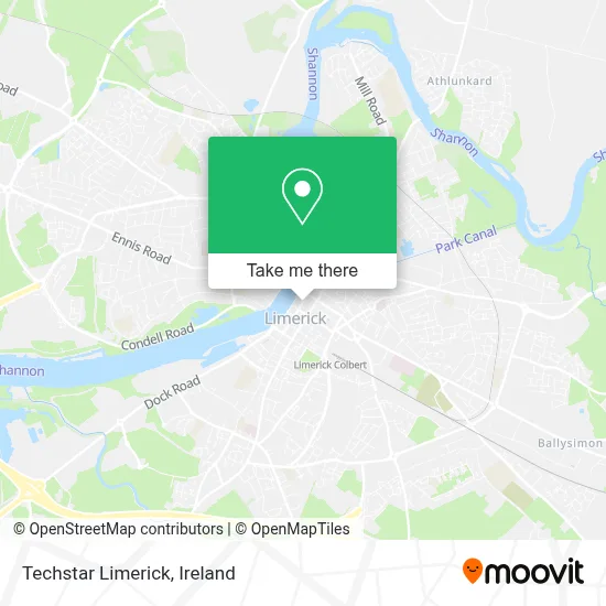 Techstar Limerick map
