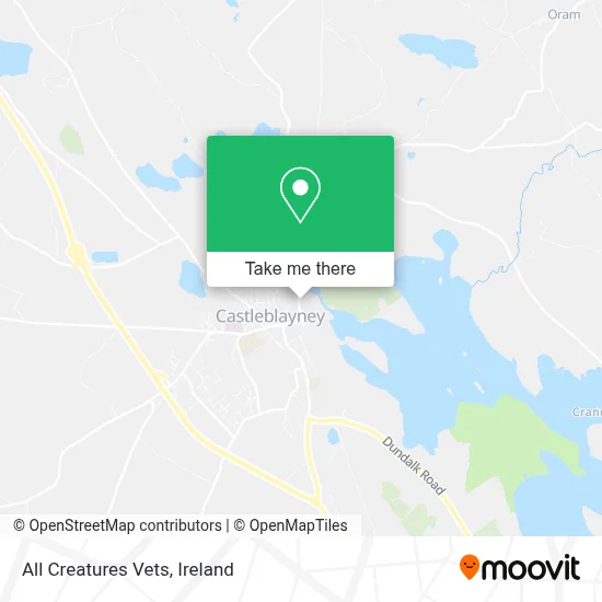 All Creatures Vets map