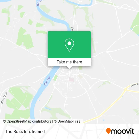 The Ross Inn map