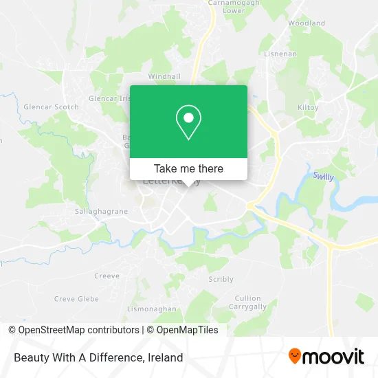 Beauty With A Difference map