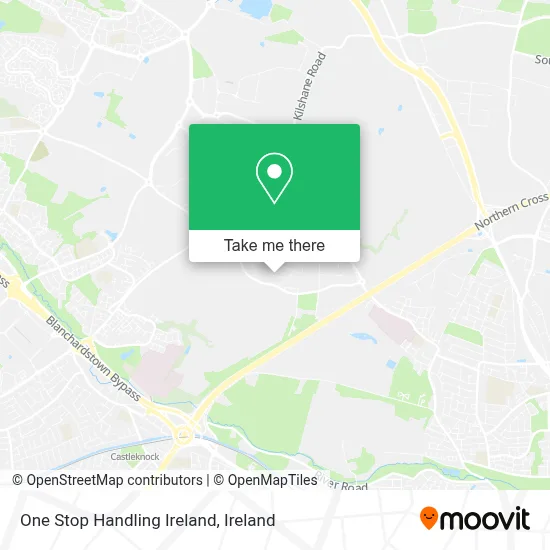 One Stop Handling Ireland map