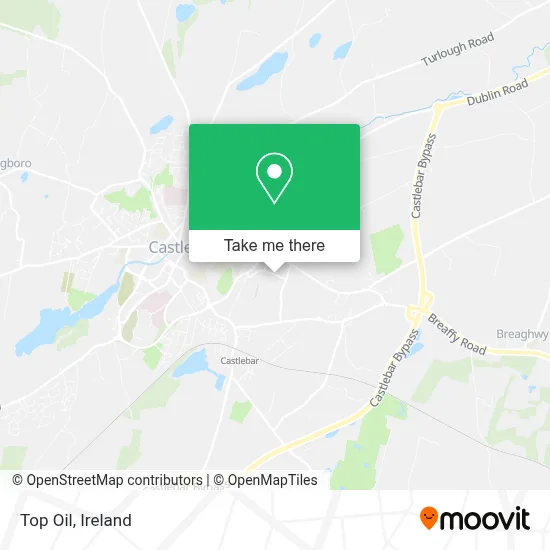 Top Oil map