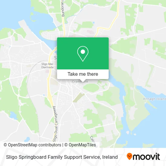 Sligo Springboard Family Support Service map