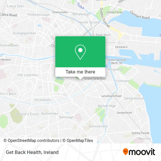 Get Back Health map