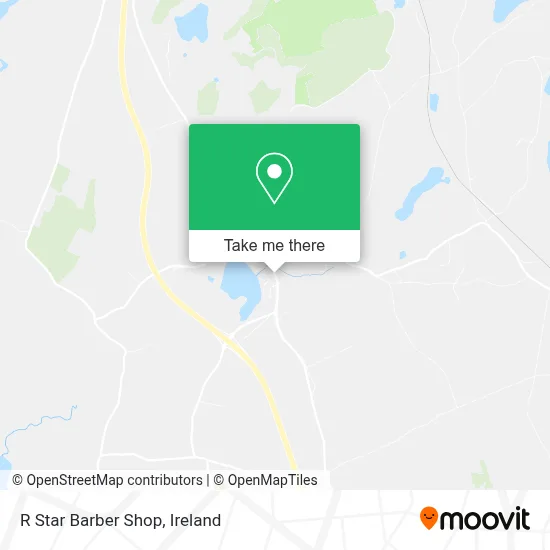 R Star Barber Shop map