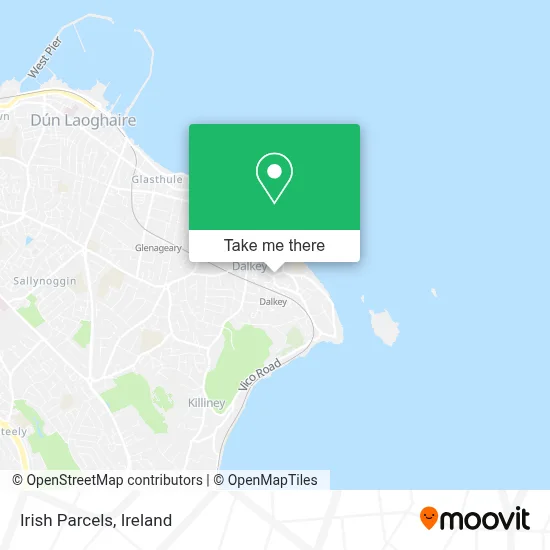 Irish Parcels map