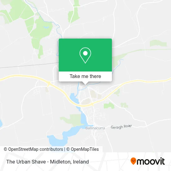 The Urban Shave - Midleton map