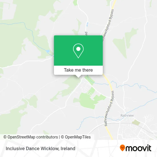 Inclusive Dance Wicklow map