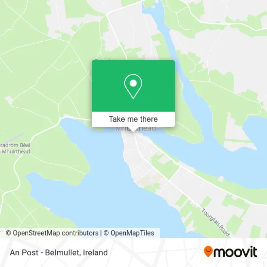 An Post - Belmullet map