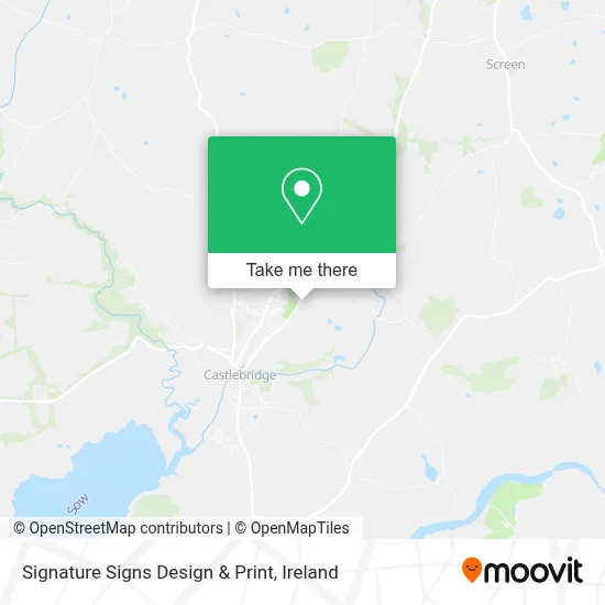 Signature Signs Design & Print map