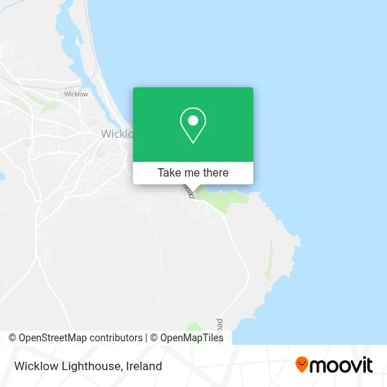 Wicklow Lighthouse map