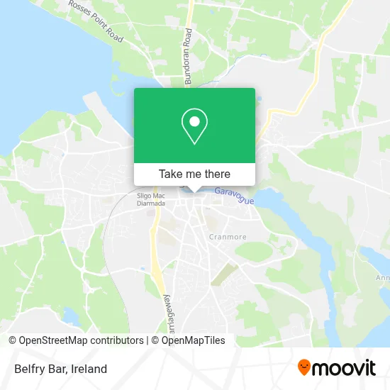 Belfry Bar map