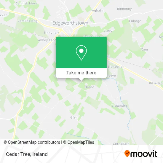 Cedar Tree map